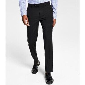 Tommy Hilfiger Th-Flex Stretch Suit Pants Black Size 38x34. New With Tags.